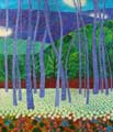 Springtime in beech wood